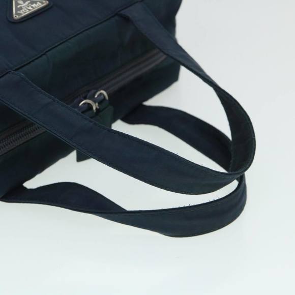 PRADA Hand Bag Nylon Navy Auth hk867 - Picture 7 of 16